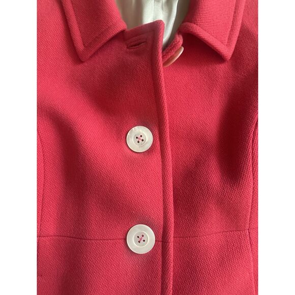 JCrew S Wool Blend Peacoat Jacket Pink - Picture 3 of 8